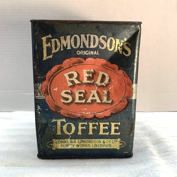 Advertising Toffee Tin for Edmondson's & Co of Liverpool England - Picture 3 of 9